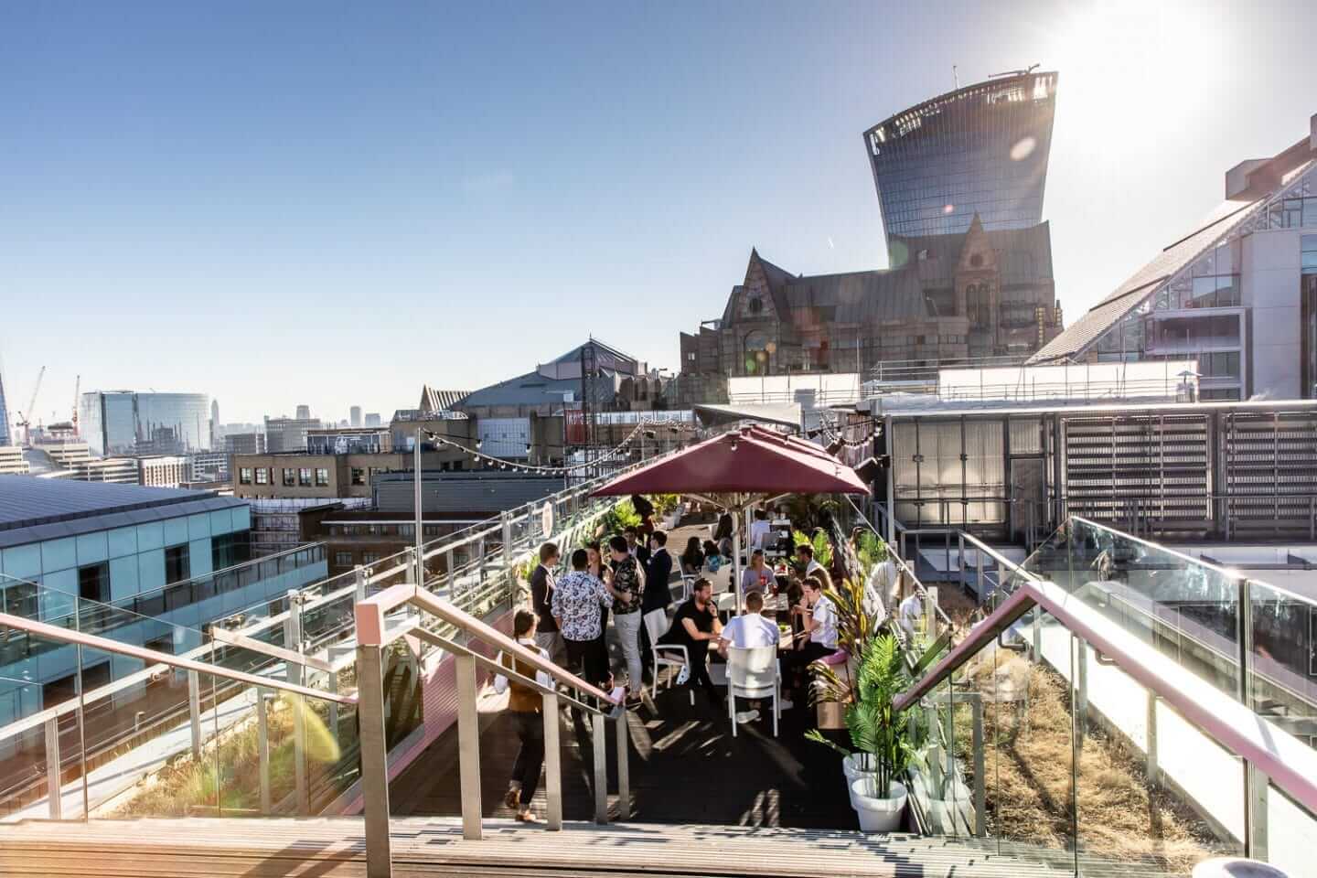 rooftop party