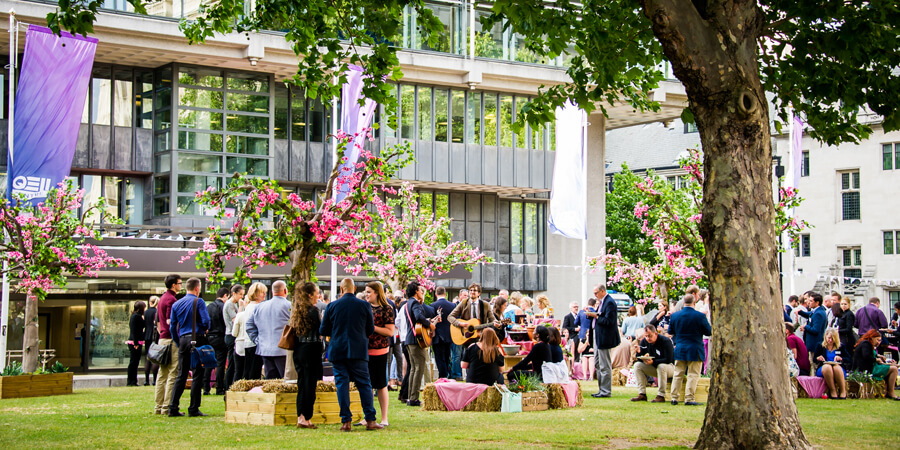outdoor reception