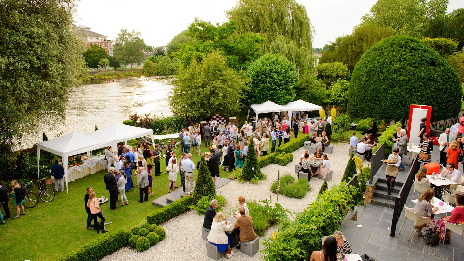 garden terrace party